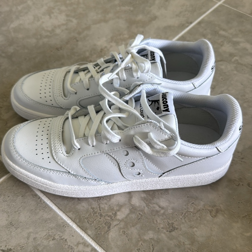Saucony Leather Jazz Court Sneakers - Picture 5 of 8